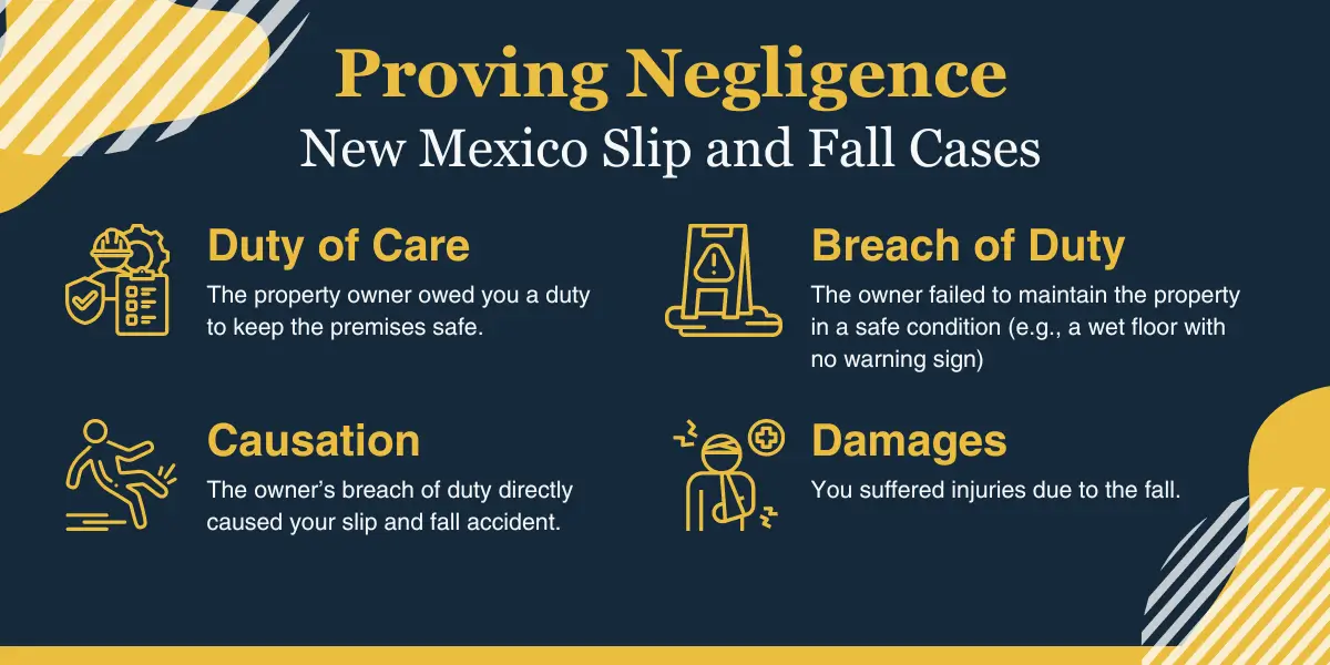 new mexico slip and fall cases