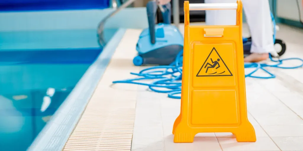 Swimming pool accident